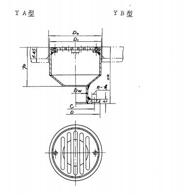 YA Type Deck Drain